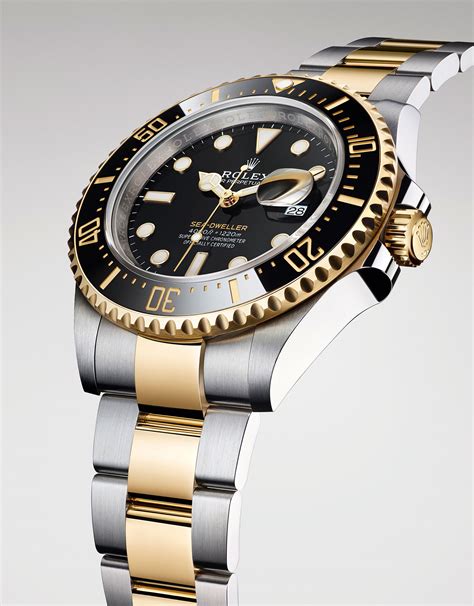 new rolex sea dweller two tone|rolex sea dweller new price.